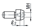 Locating Pin - Large Head, Tapered, Press Fit: Related Image