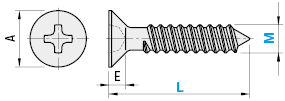 Self Tapping Screws - Flat Head: Related Image