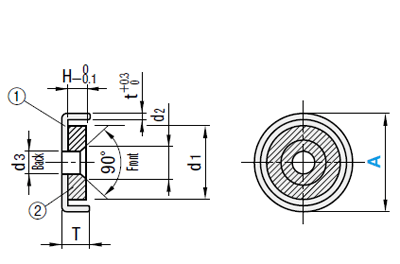 Magnet - Countersunk with Holder, Round: Related Image