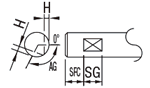 Rotary Shaft - Both Ends Tapped Type: Related Image